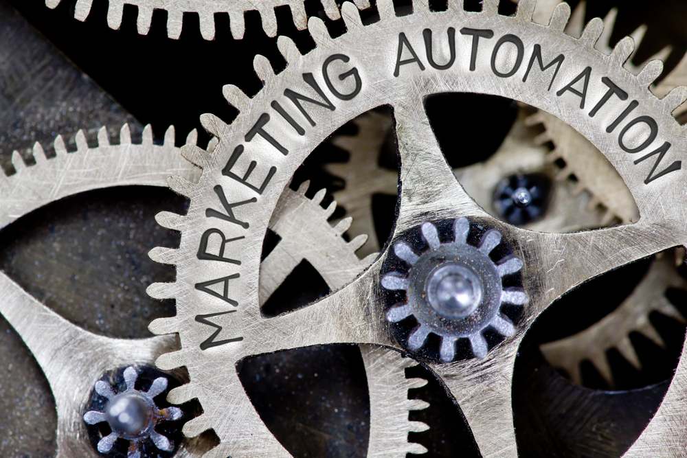 Marketing Automation written on gears.
