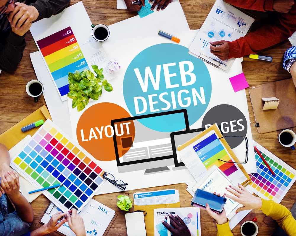 Web design poster.