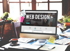 Web Design on computer